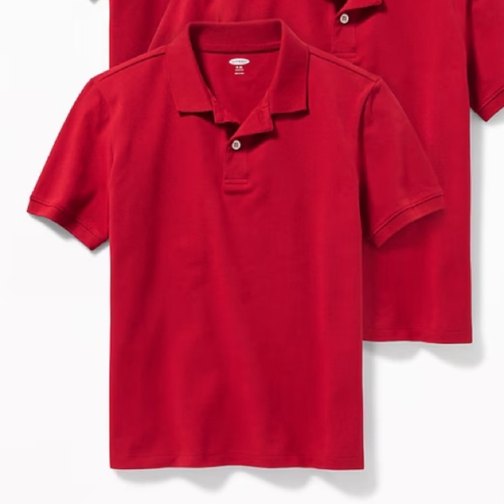 75. Old Navy Kids Vibrant Red Polo Shirt